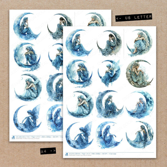 DDD010466_FC Moon Fairy Fussy Cut Sheets