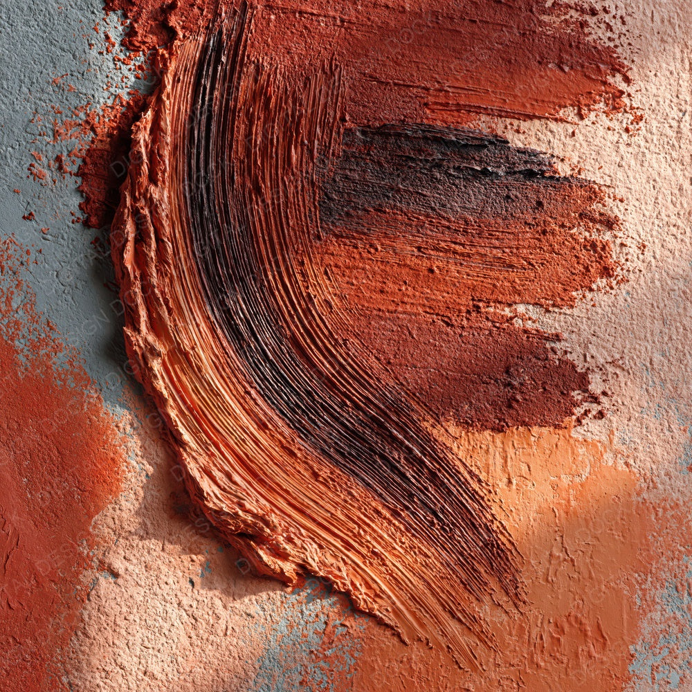 Oil Paint Terracotta Sienna Digital Paper Pack (DDD012369)