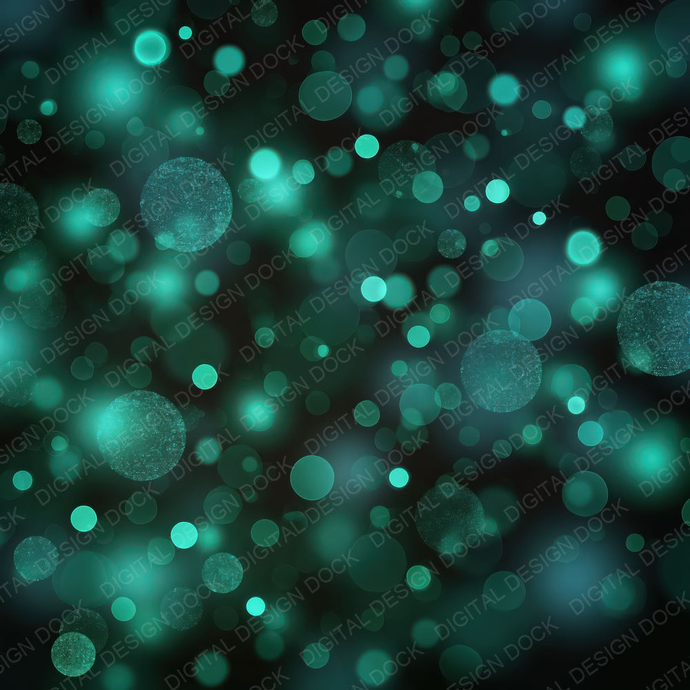 Bokeh Forest Emerald Charcoal Digital Paper Pack (DDD012388)