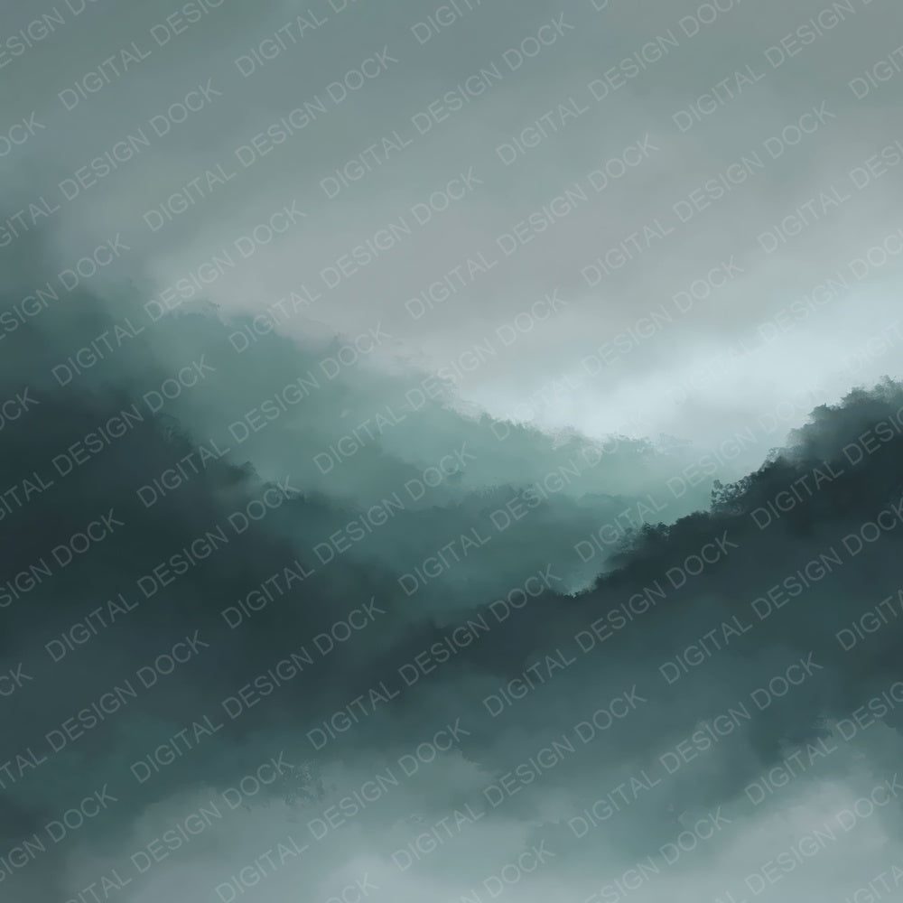Gradient Storm Charcoal Teal Digital Paper Pack (DDD012413)