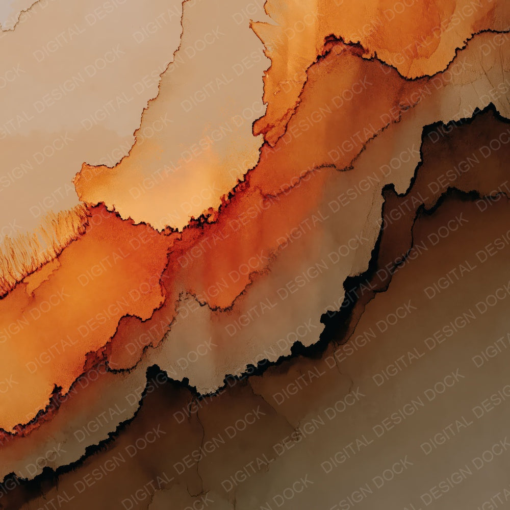 Liquid Alcohol Ink Copper Espresso Digital Paper Pack (DDD012428)