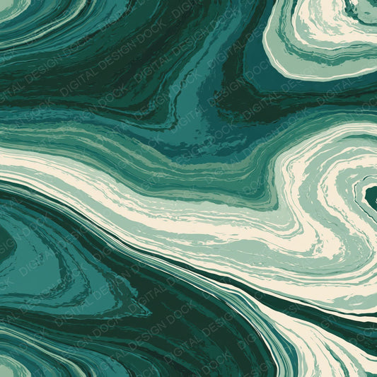 Liquid Marble Emerald Jade Digital Paper Pack (DDD012434)
