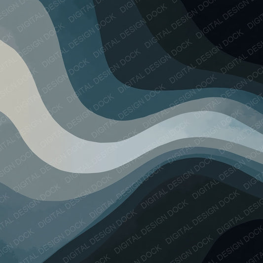 Liquid Steel Silver Charcoal Digital Paper Pack (DDD012438)