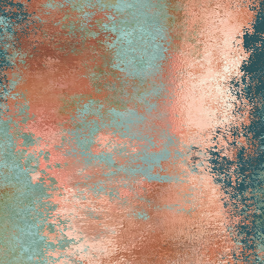 Metallic Copper Verdigris Sage Digital Paper Pack (DDD012441)