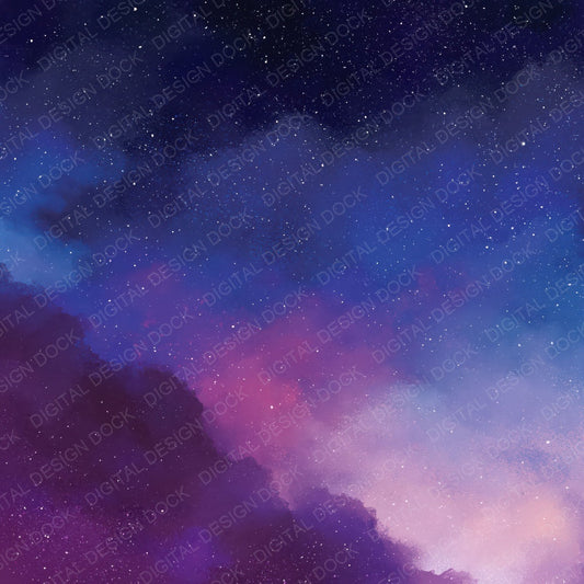 Cosmic Nebula Indigo Rose Digital Paper Pack (DDD012451)