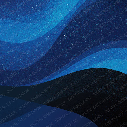 Cosmic Sapphire Cobalt Indigo Digital Paper Pack (DDD012454)