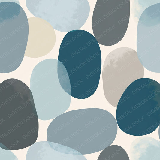 Geometry Ovals Slate Dove Digital Paper Pack (DDD012482)