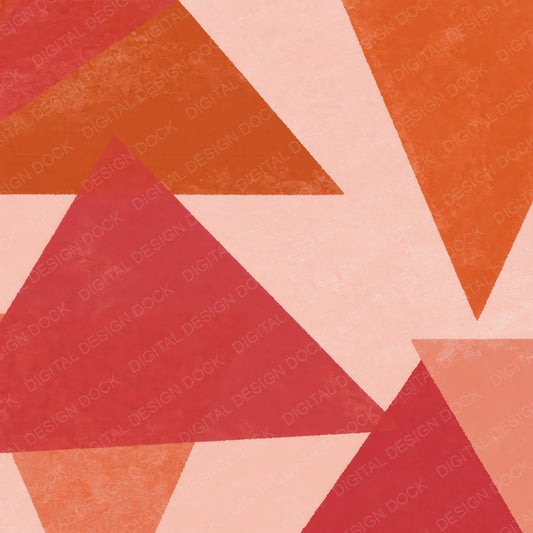 Geometry Triangles Rust Dusty Pink Digital Paper Pack (DDD012484)