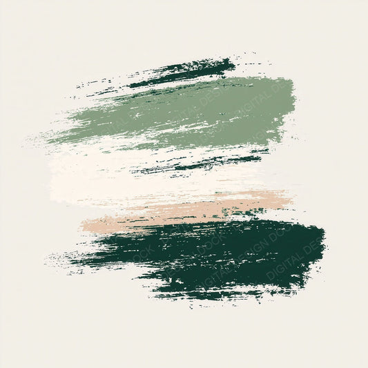 Brushwork Forest Sage Oatmeal Digital Paper Pack (DDD012486)