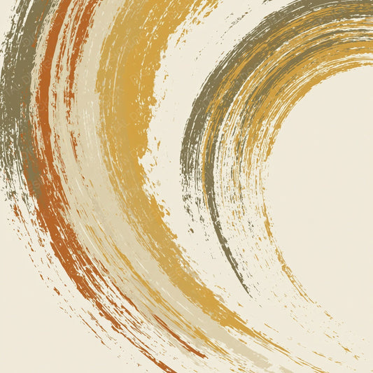 Brushwork Ochre Mustard Ivory Digital Paper Pack (DDD012488)