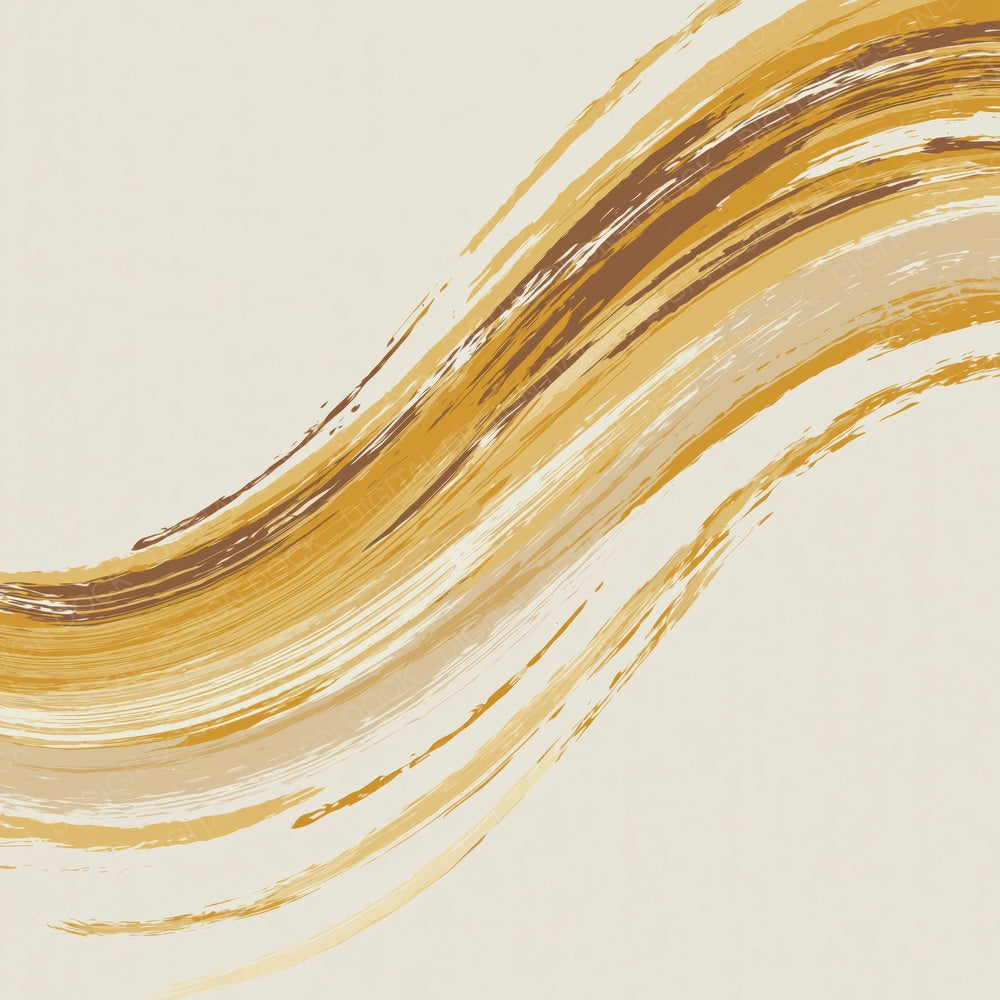 Brushwork Ochre Mustard Ivory Digital Paper Pack (DDD012488)