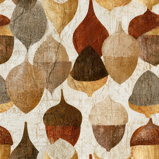 Antique Map Acorn Sienna Digital Paper Pack (DDD012626)