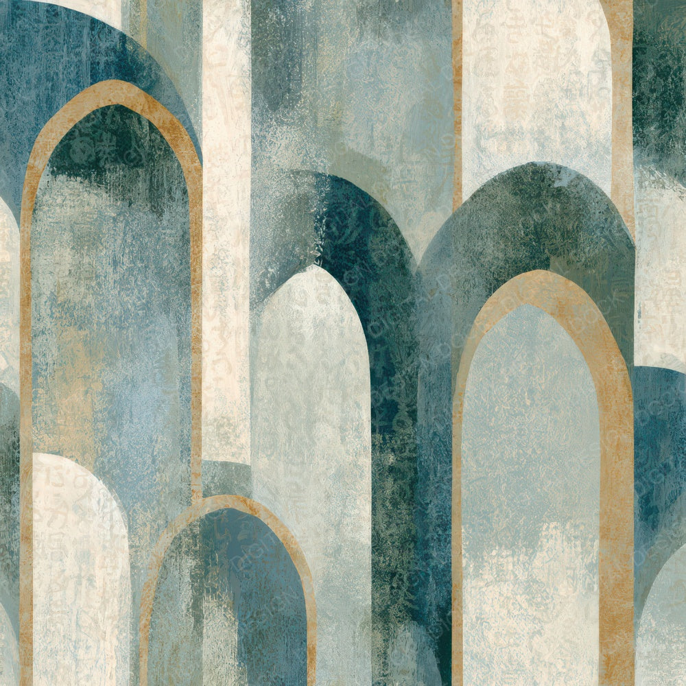 Gouache Gothic Arches Bone Seamless Digital Paper Pack (DDD012635)