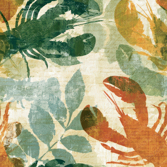 Blueprint Lobster Butter Ivory Digital Paper Pack (DDD012708)