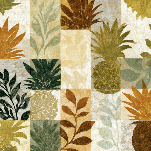 Risograph Pineapple Botanical Oyster Digital Paper Pack (DDD012719)