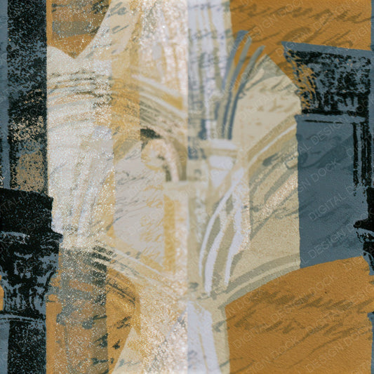 Screenprint Cloister Walk Sand Seamless Digital Paper Pack (DDD012720)