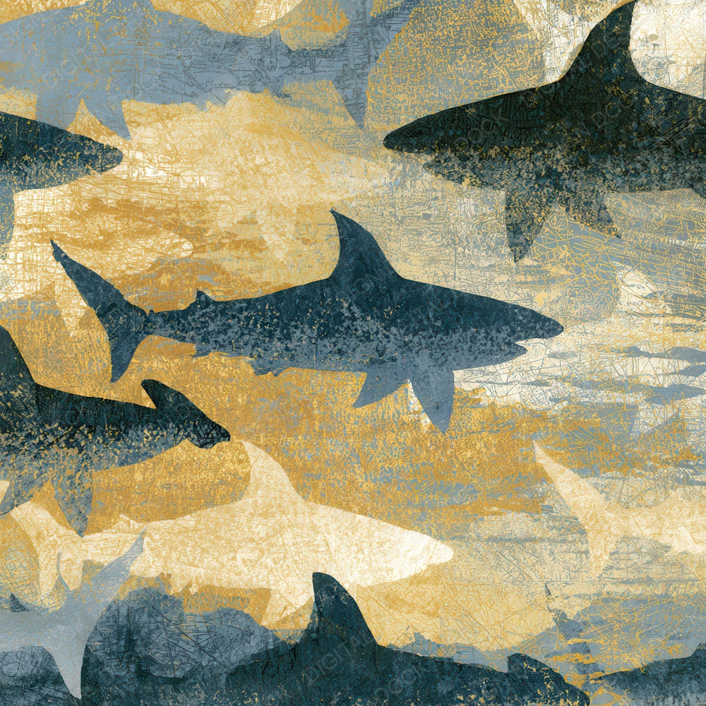 Drypoint Shark Grey Shell Digital Paper Pack (DDD012729)