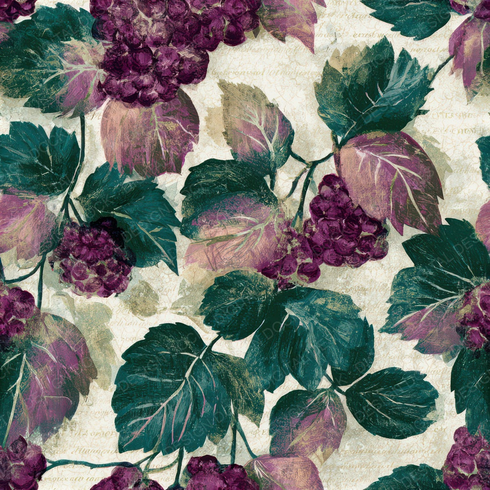 Lithograph Blackberry Magenta Seamless Digital Paper Pack (DDD012738)