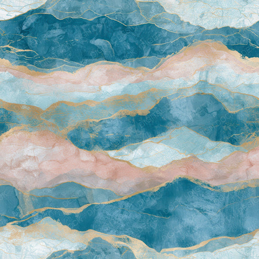 Cyanotype Tundra Blush Mint Digital Paper Pack (DDD012754)