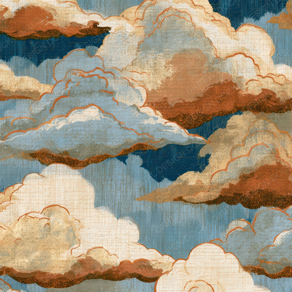 Risograph Storm Clouds Oyster Digital Paper Pack (DDD012776)