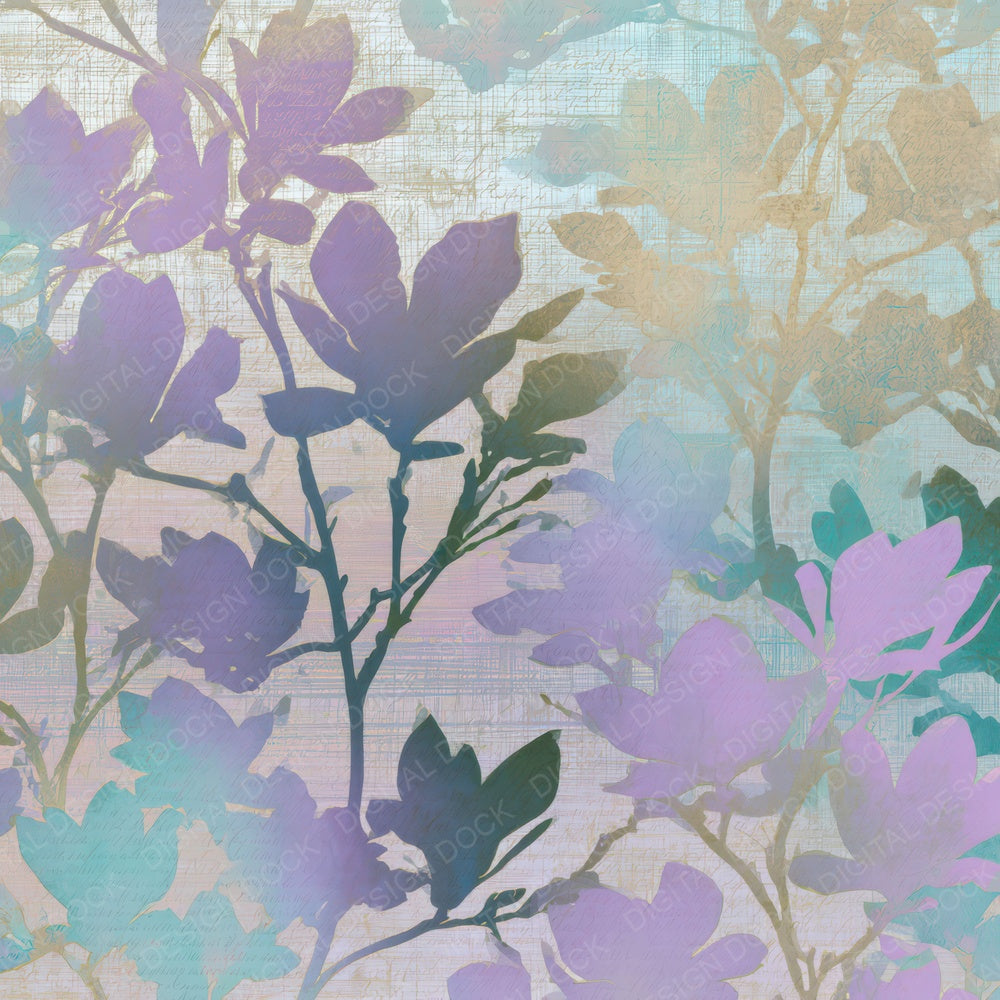 Photogram Magnolia Lilac Mint Digital Paper Pack (DDD012793)