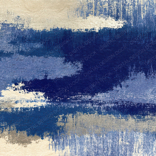 Woodcut Gradient Indigo Ivory Digital Paper Pack (DDD012801)