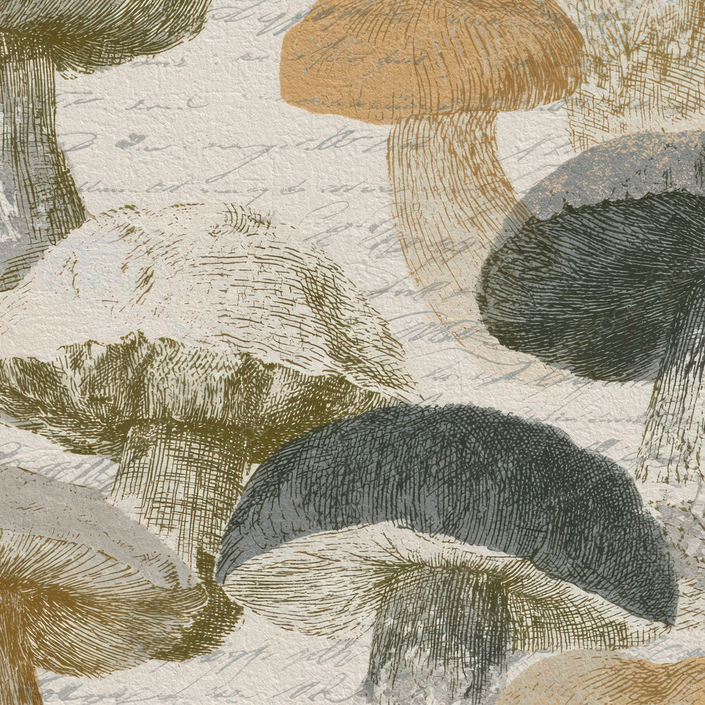 Engraving Porcini Oyster Grey Digital Paper Pack (DDD012836)
