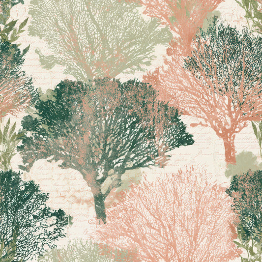 Fresco Sea Fan Dewy Blush Digital Paper Pack (DDD012839)