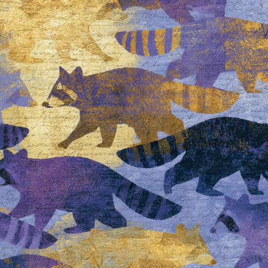 Mezzotint Raccoon Lavender Butter Digital Paper Pack (DDD012841)