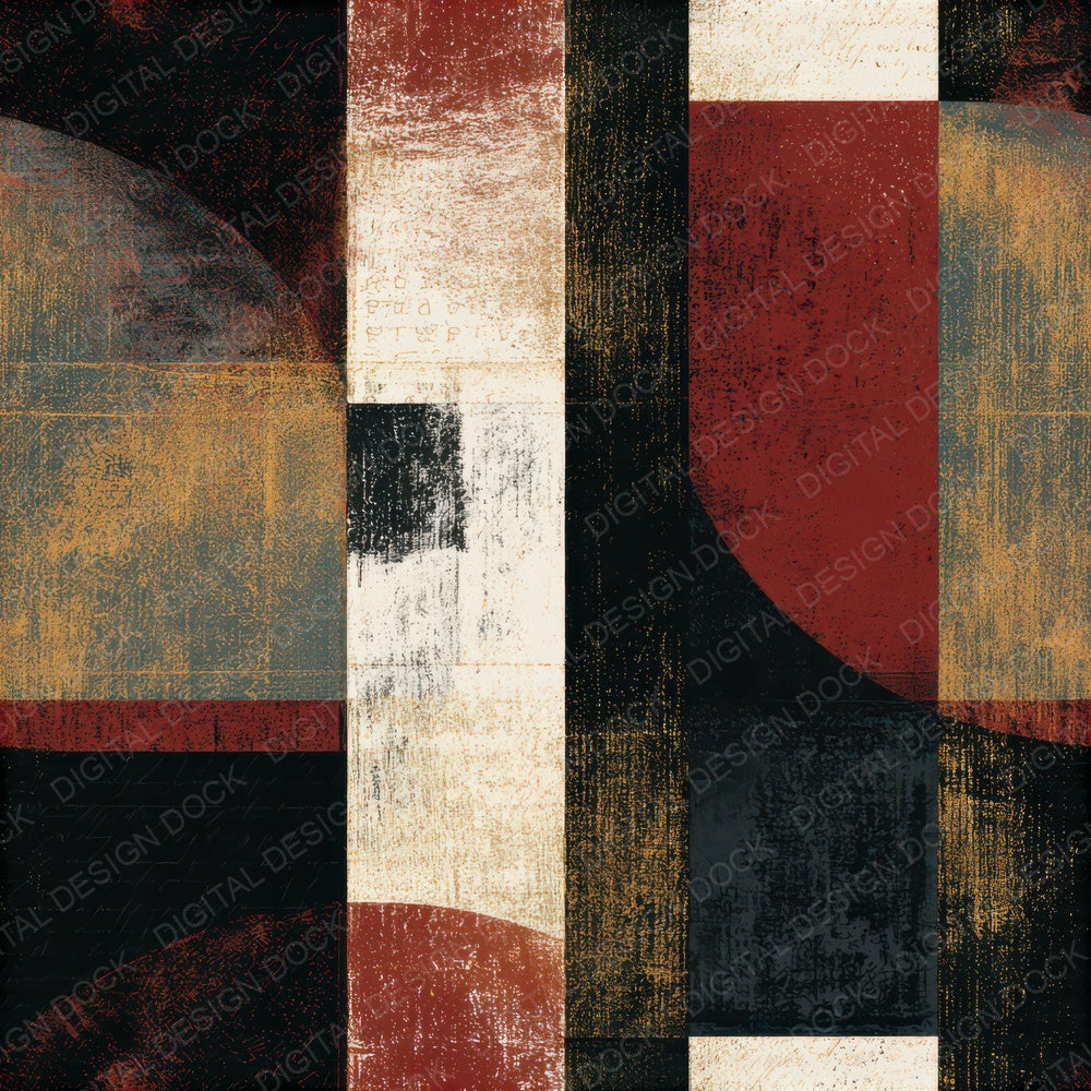 Egg Tempera Black Ivory Oxblood Tonal Seamless Digital Paper Pack (DDD012868)