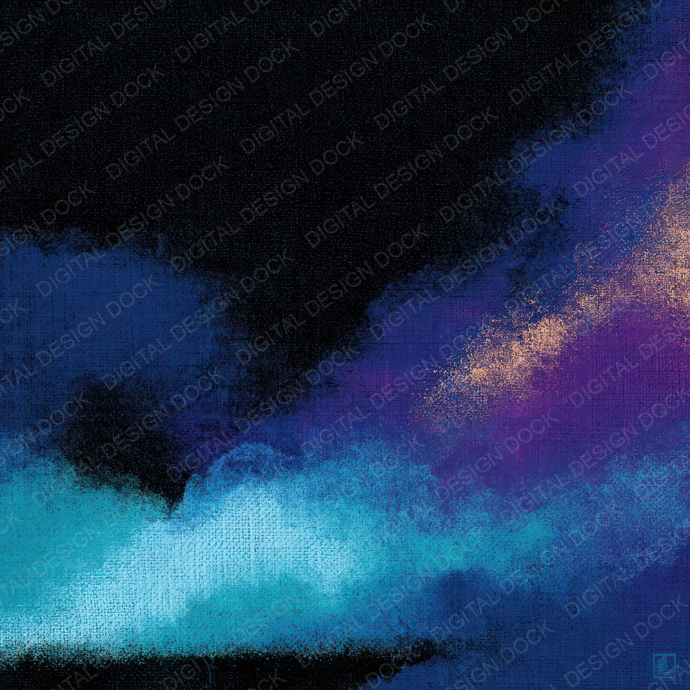 Embroidery Cyan Violet Abstract Digital Paper Pack (DDD012887)