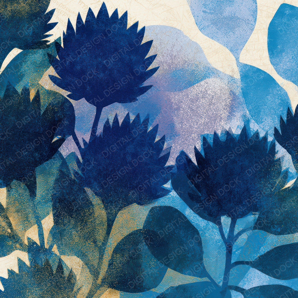 Risograph Banksia Indigo Memento Digital Paper Pack (DDD012898)