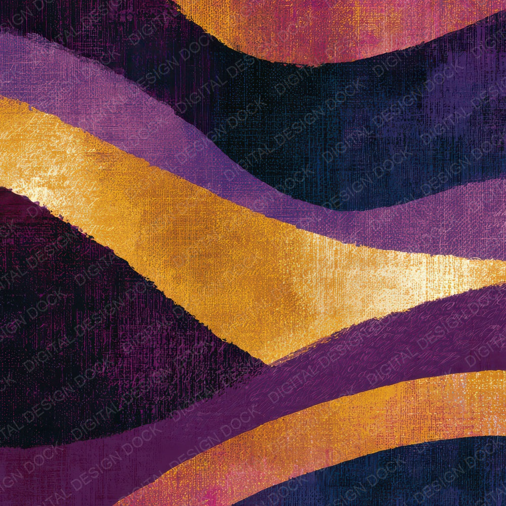 Tapestry Aubergine Brass Plum Abstract Digital Paper Pack (DDD012900)