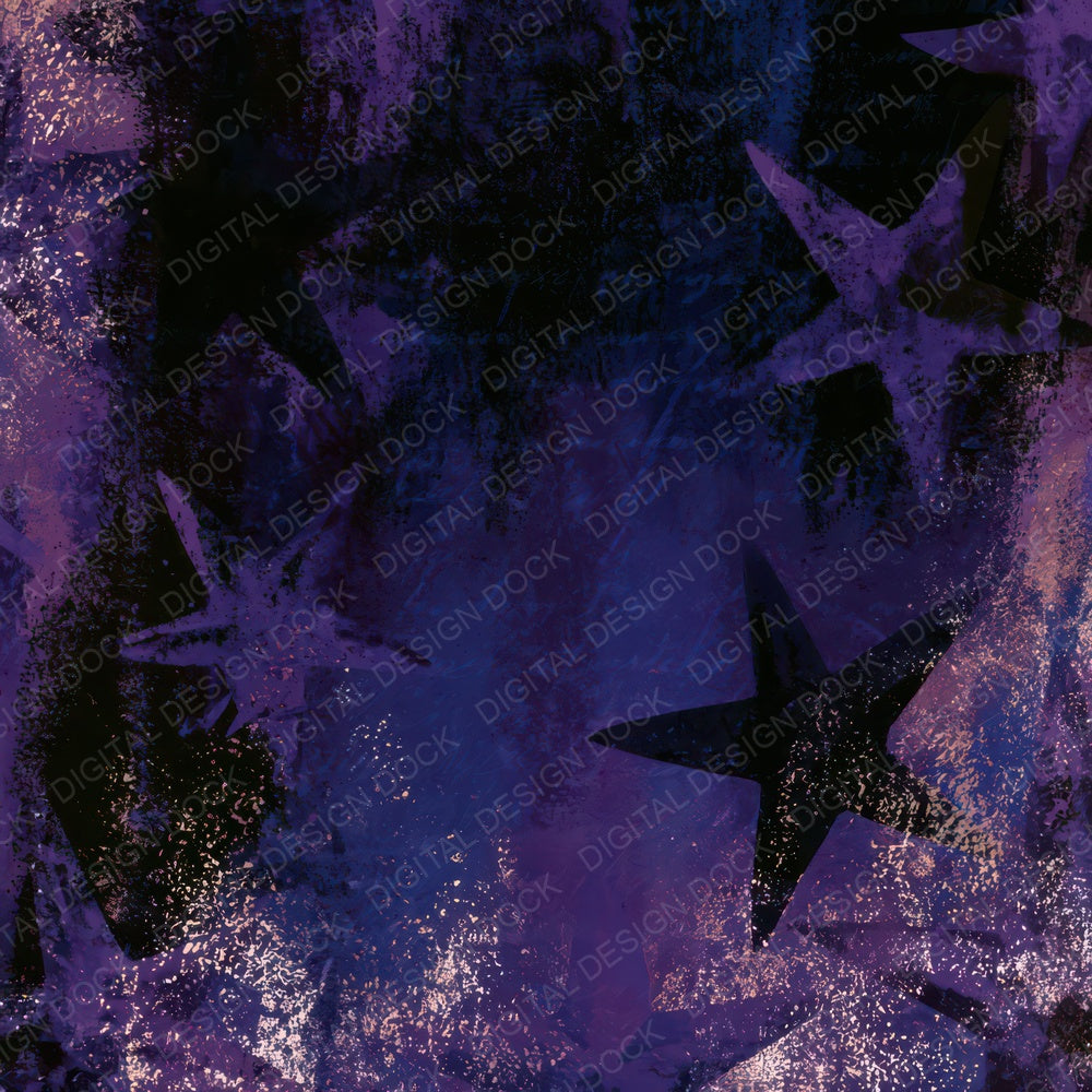 Infrared Haunted Starfish Aubergine Pearl Digital Paper Pack (DDD012912)
