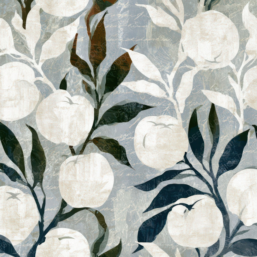 Papercut Haunted Peach Silver Digital Paper Pack (DDD012917)