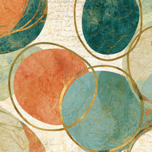 Antique Map Lasso Papaya Jade Digital Paper Pack (DDD012947)