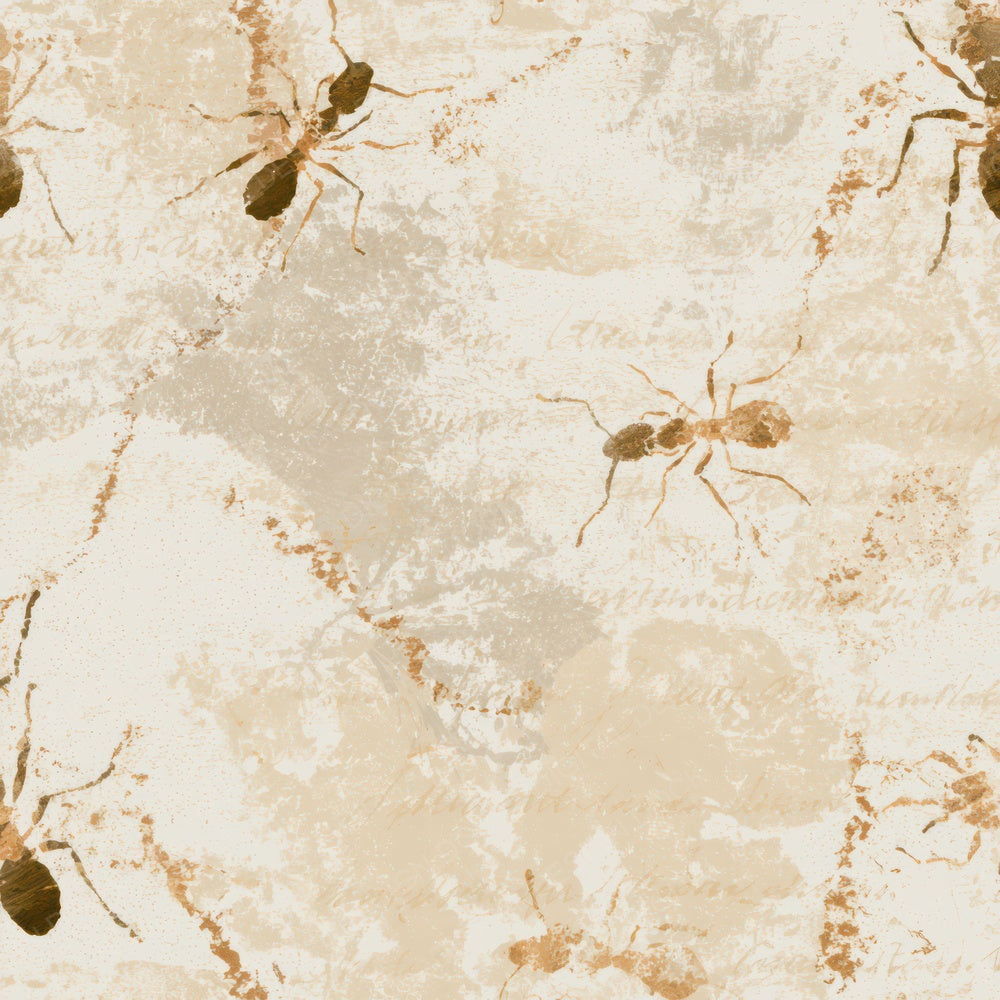 Gouache Ants Oat Linen Digital Paper Pack (DDD012968)