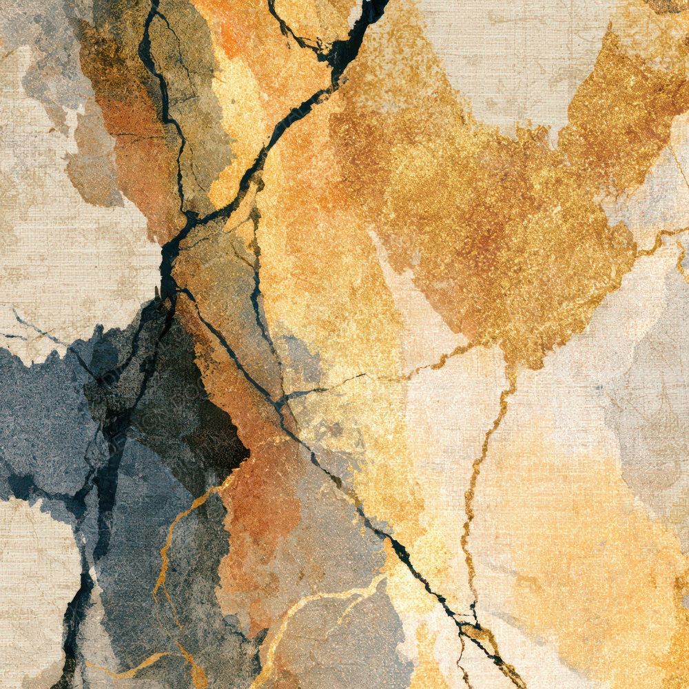 Batik Wheat Ochre Gold Tonal Digital Paper Pack (DDD013066)