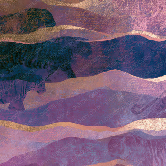 Infrared Tiger Mauve Plum Gold Digital Paper Pack (DDD013074)