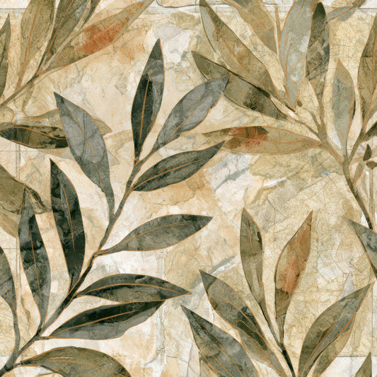 Torn Paper Olive Branch Sepia Digital Paper Pack (DDD013160)