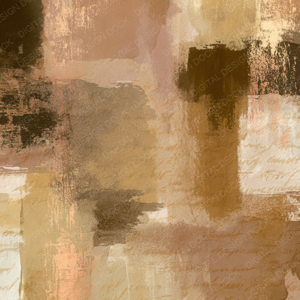 Gouache Sepia Mushroom Tonal Digital Paper Pack (DDD013173)