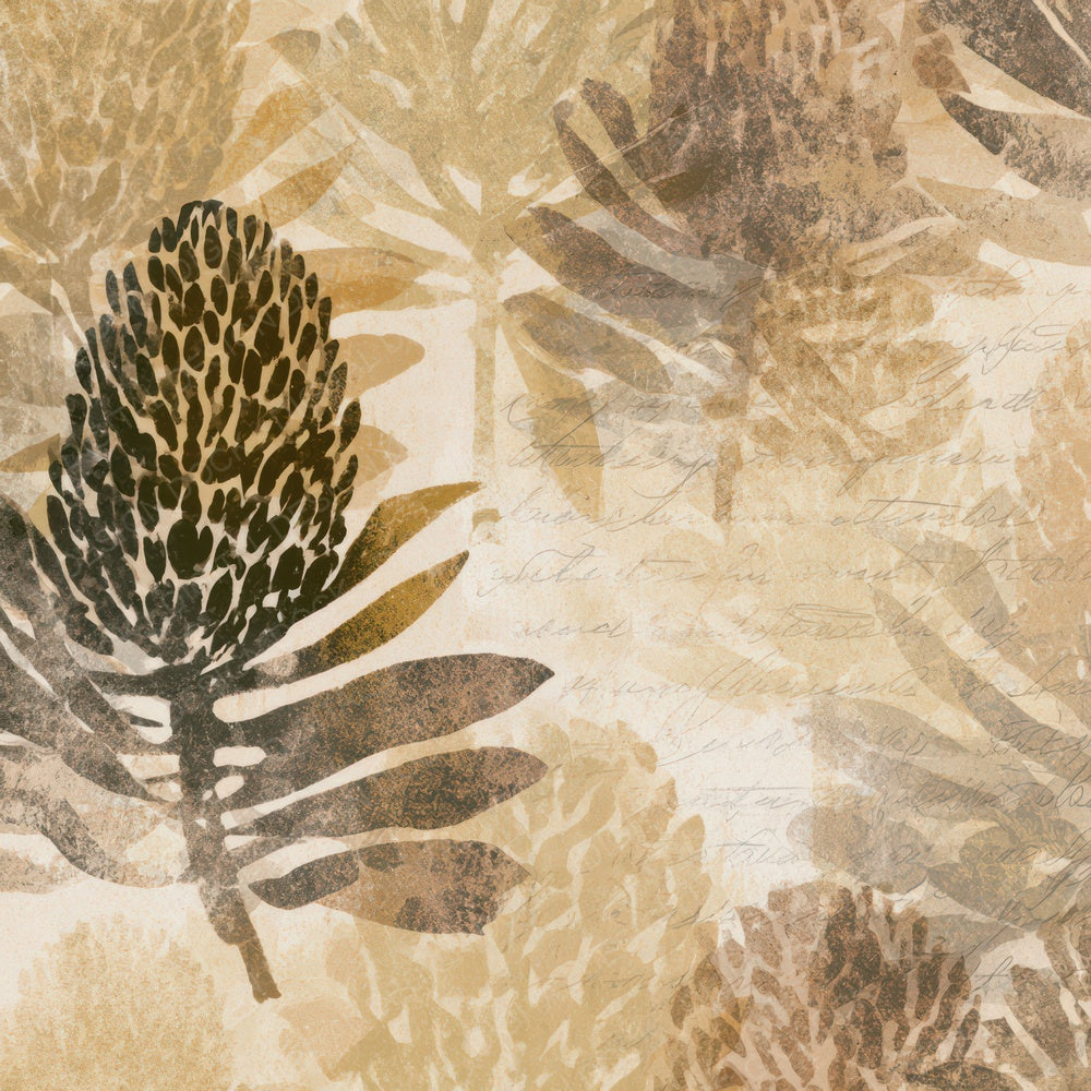 Sparse Modern Banksia Sepia Digital Paper Pack (DDD013180)