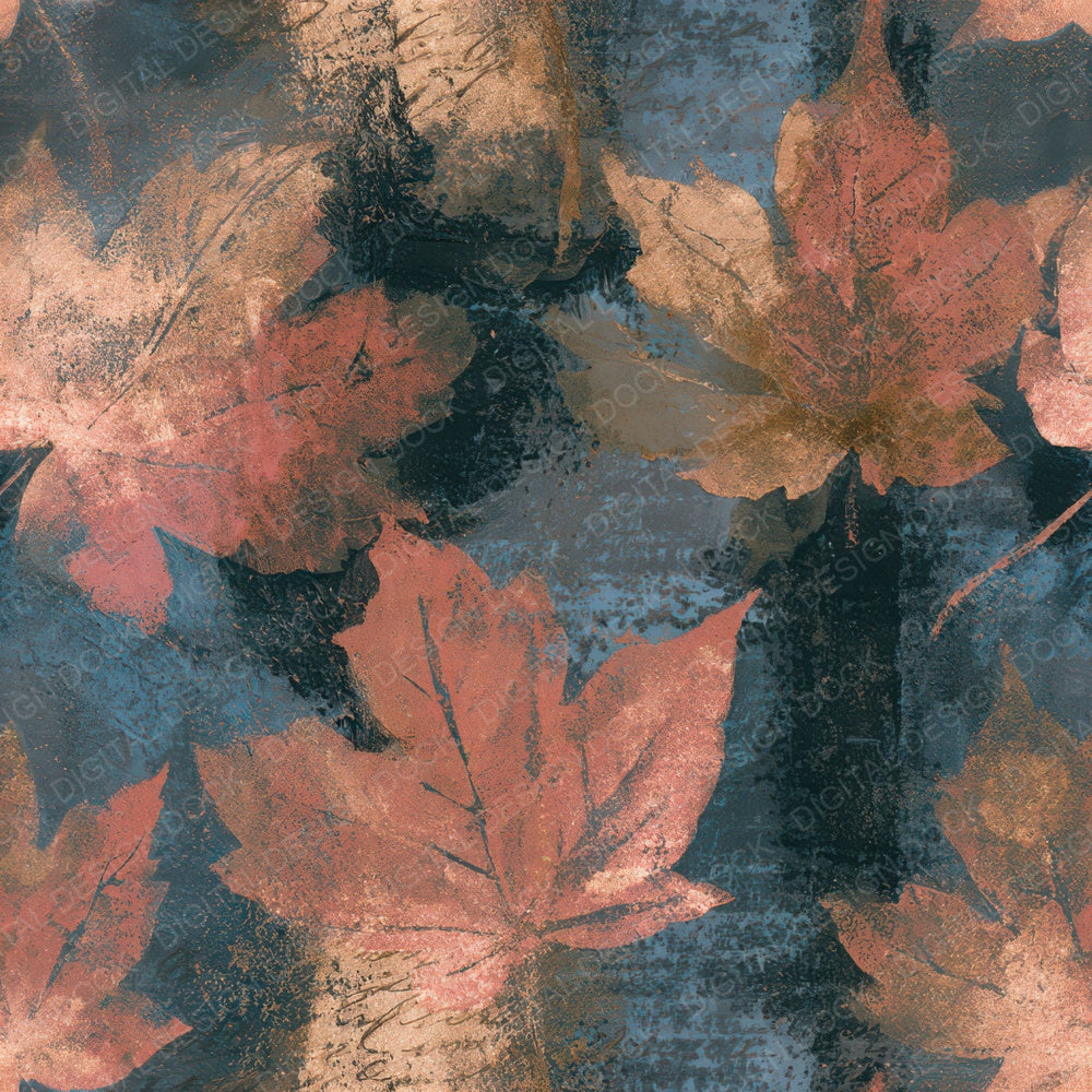 Monoprint Maple Jet Rose Seamless Digital Paper Pack (DDD013236)