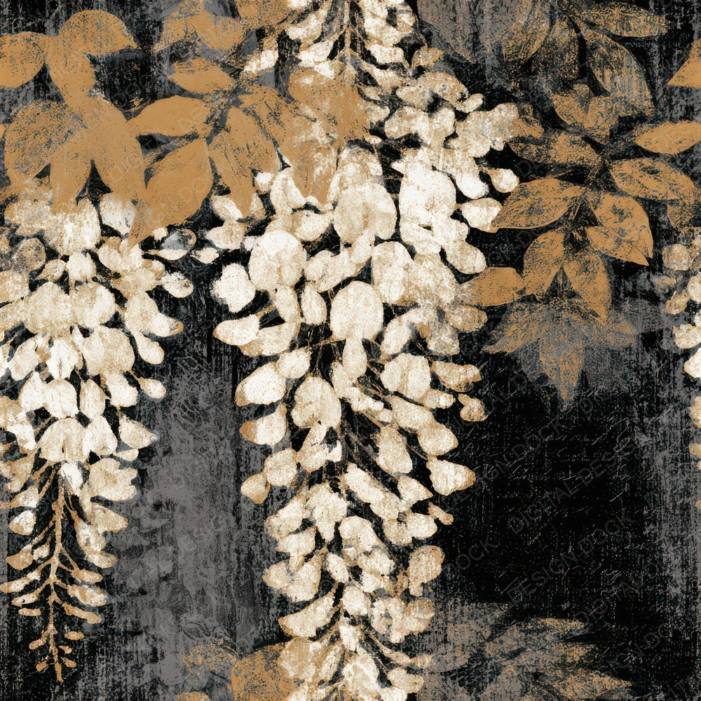 Monoprint Wisteria Midnight Bone Seamless Digital Paper Pack (DDD013272)