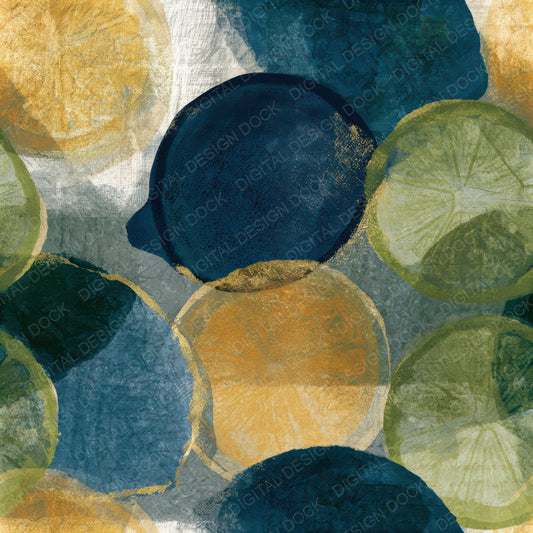 X Ray Lemon Lime Gunmetal Seamless Digital Paper Pack (DDD013382)