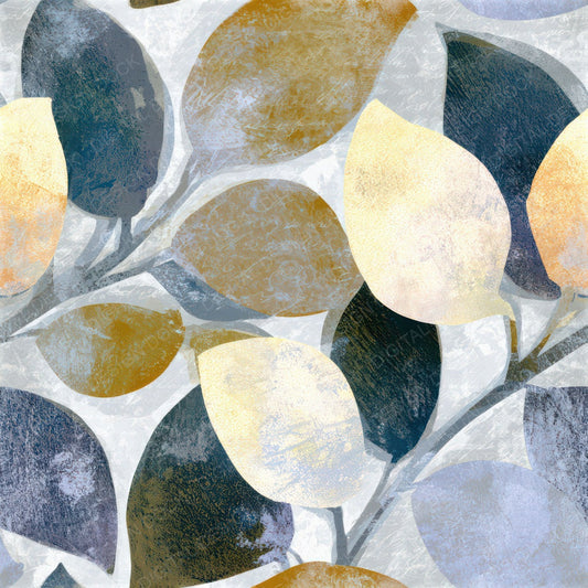 Monoprint Mangoes Silver Seamless Digital Paper Pack (DDD013390)