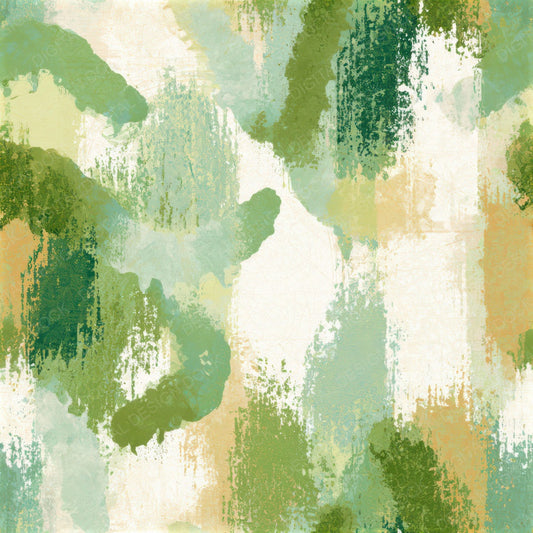 X-ray Caterpillar Green Ivory Seamless Digital Paper Pack (DDD013401)