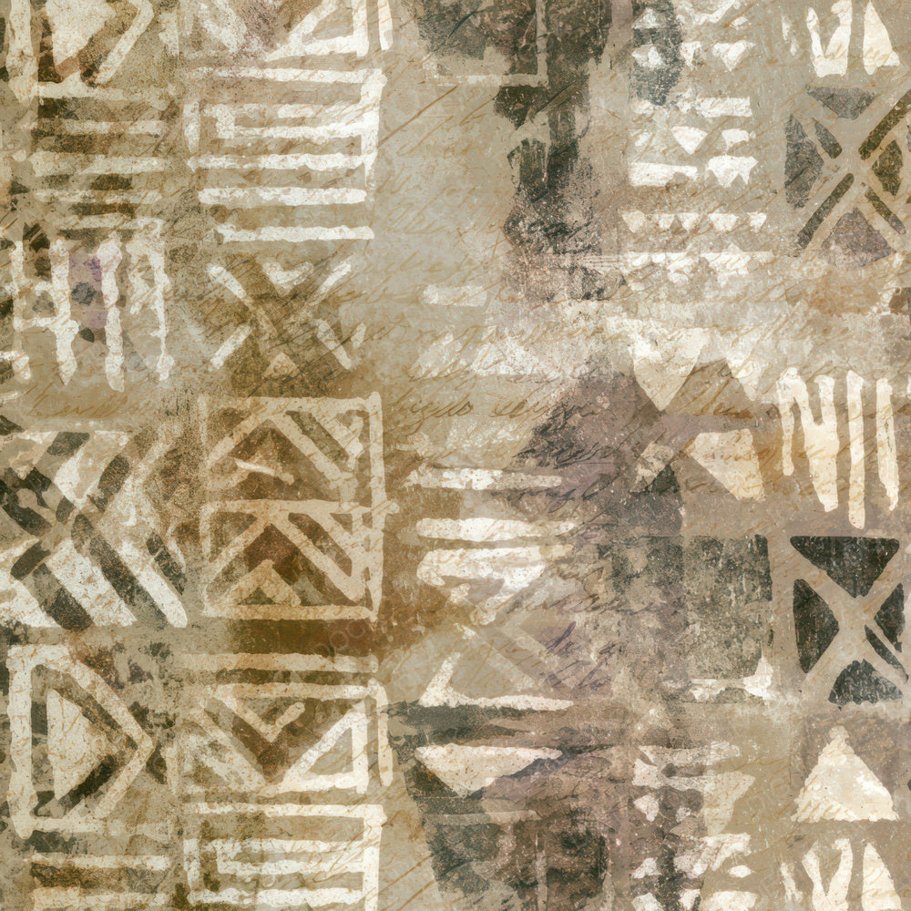 X-ray Mudcloth Sepia Parchment Digital Paper Pack (DDD013403)