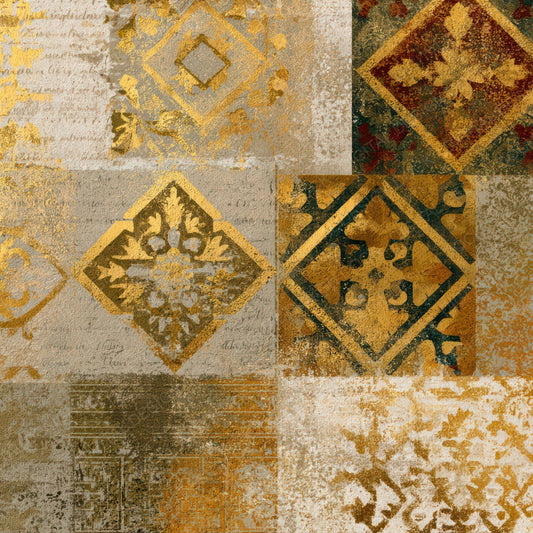X-ray Persian Rug Sepia Gold Digital Paper Pack (DDD013463)