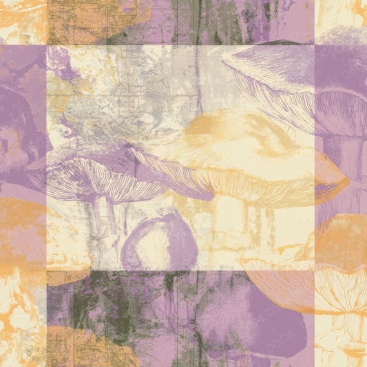 Etching Death Caps Lavender Butter Digital Paper Pack (DDD013609)
